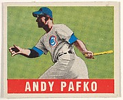 Andy Pafko, Chicago Cubs, from the All-Star Baseball series (R401-1), issued by Leaf Gum Company
