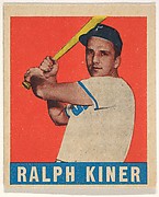 Ralph Kiner, Pittsburgh Pirates, from All-Star Baseball series (R401-1), issued by Leaf Gum Company
