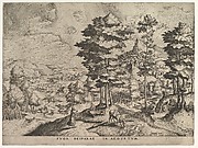 Flight into Egypt (Fuga deiparae in Aegyptum) from The Large Landscapes