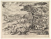 Euntes in Emaus (Landscape with Pilgrims at Emmaus) from the series The Large Landscapes
