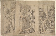 Saints Peter and John healing the Sick
