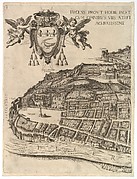 Plan of the City of Rome. Part 1 with the Villa Medici and Piazza del Popolo
