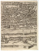 Plan of the City of Rome. Part 9 with Piazza Navona, the Campo di Fiore and the Sant' Onofrio (left bank)