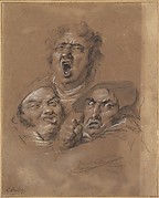 Study of Three Heads