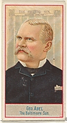 George Abel, The Baltimore Sun, from the American Editors series (N1) for Allen & Ginter Cigarettes Brands