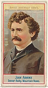 John Arkins, Denver Rocky Mountain News, from the American Editors series (N1) for Allen & Ginter Cigarettes Brands