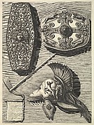 Parti in grande restaurati de' Trofei de Ottaviano Augusto (Restored detail of the Trophy of Octavian Augusto)