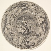 Arion Riding on His Dolphin, from Designs for Circular Plates with Sea-gods