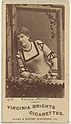 Card 415, Emma Abbott, from the Actors and Actresses series (N45, Type 1) for Virginia Brights Cigarettes