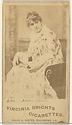 Card 400, Addie Adams, from the Actors and Actresses series (N45, Type 1) for Virginia Brights Cigarettes
