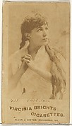 Card 431, Viola Allen, from the Actors and Actresses series (N45, Type 1) for Virginia Brights Cigarettes