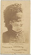 Card 313, Mary Anderson, from the Actors and Actresses series (N45, Type 1) for Virginia Brights Cigarettes