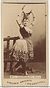 Mlle. Courvalet, Paris, from the Actors and Actresses series (N45, Type 1) for Virginia Brights Cigarettes