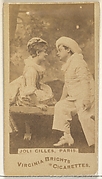 Joli Gilles, Paris, from the Actors and Actresses series (N45, Type 1) for Virginia Brights Cigarettes