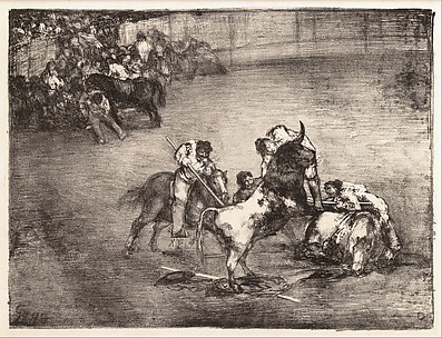 Picador Caught by a Bull (Bravo toro), from the 