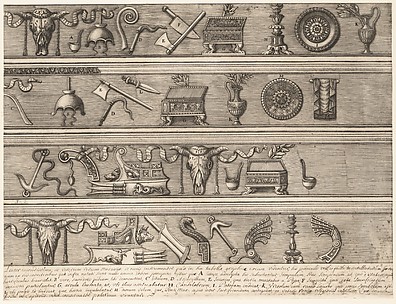 Sacrificial Instruments Based on Ancient Relief Sculpture