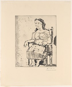 Woman in an Armchair: Dora Maar