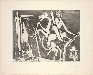 Painter and Model, from 347 Suite