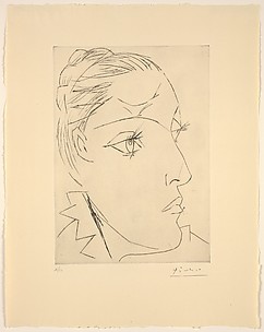 Portrait of Dora Maar with a Chignon II