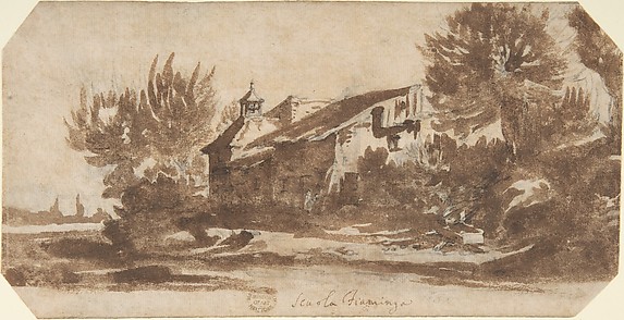 Landscape with a Country Chapel