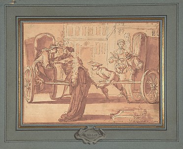 La Scene des deux Carrosses