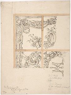 Design for Ornamental Glass, for 2 Prate Street, Camden Town, London