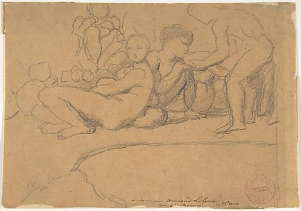 Nude Figures for L'Âge d'Or, Château de Dampierre