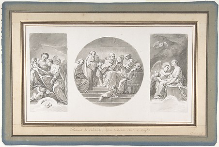 The Mystic Marriage of Saint Catherine; Saint Celestine V Renouncing the Papacy; Saint Catherine Touched by Divine Love