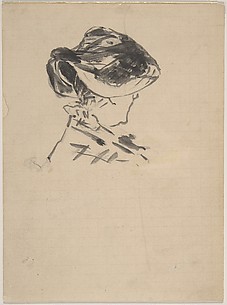 Suzanne Manet at Bellevue