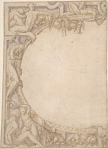 Design for One Half of an Ornamental Border