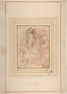 Standing Nude Child Surrounded by Women and Children.