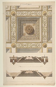 Details of the Coffered and Beamed Ceiling in Santa Maria Maggiore, Rome