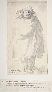 A Caricature of L'Abbate Folinghi