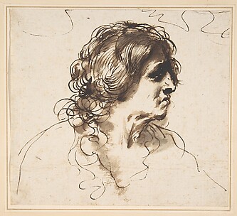 Bust of a Man Facing Right.