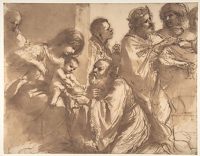 The Adoration of the Magi.