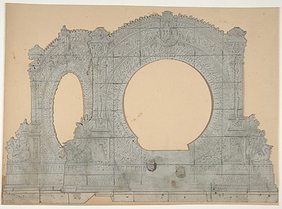 Design for a Stage Set at the Opéra, Paris