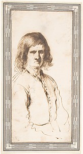 Portrait of Morose Man in Half-Length.