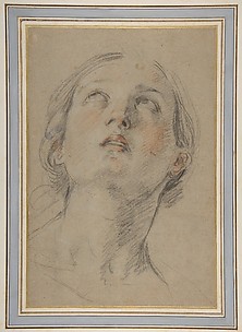 The Head of a Woman Looking Up (Judith).