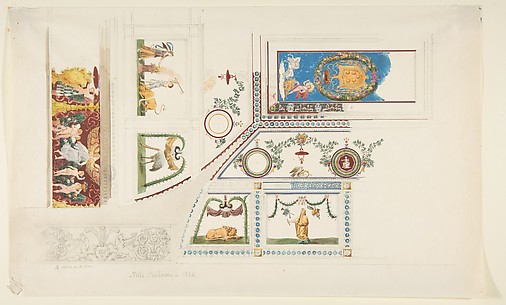 Ceiling, Cove, and Wall Decorations of the 
