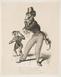 Monkey Dandy, from Monkey-ana, or Men in Miniature