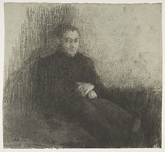 Seated Male Figure with Folded Hands