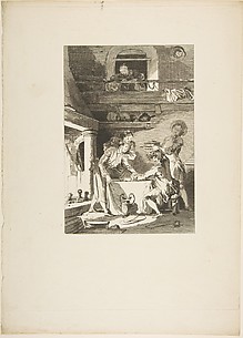 Le Pate d'Anguilles, from Contes et nouvelles en vers par Jean de La Fontaine.  A Paris, de l'imprimerie de  P. Didot, l'an III de la République, 1795