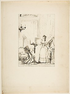 Le Cocu battu et content, from Contes et nouvelles en vers par Jean de La Fontaine.  A Paris, de l'imprimerie de  P. Didot, l'an III de la République, 1795