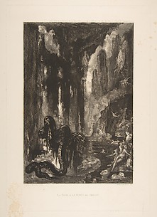 The Head and the Tail of the Serpent, from the Fables of La Fontaine