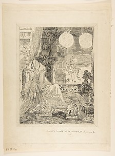 The Dream of an Inhabitant of Mongolia (La Fontaine Fables, Book XI, Fable IV), after Moreau
