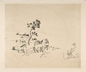 Decoration for a Plate: A Field
