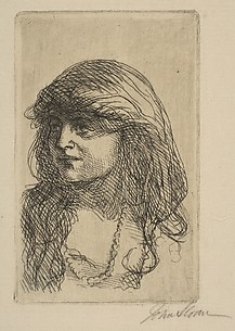 Head with Necklace