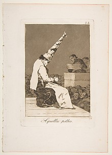 These Specks of Dust (Aquellos Polbos), from The Caprices (Los Caprichos), plate 23