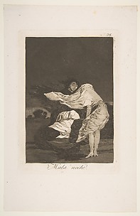 A Bad Night (Mala noche), from The Caprices (Los Caprichos), plate 36