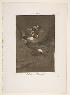 Bon Voyage (Buen Viage), from The Caprices (Los Caprichos), plate 64